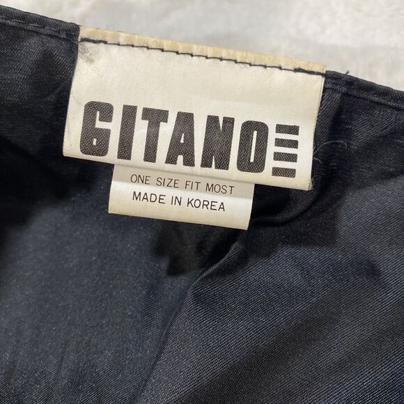 Vintage Gitano Holiday Tapestry Women's One Size Fits‎ Most Button Up Vest - Picture 8 of 9